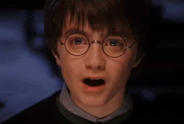 Shocked Harry Potter