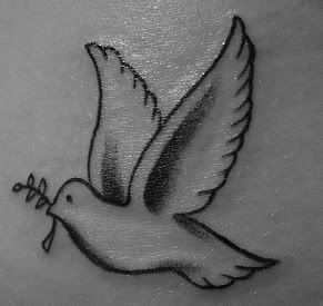 Dove Flying Tattoo