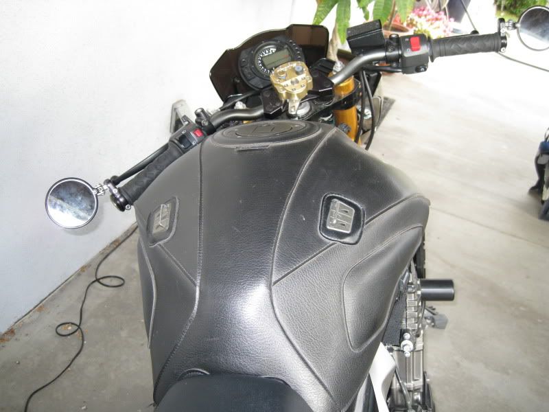 snap on motorcycle tank cover