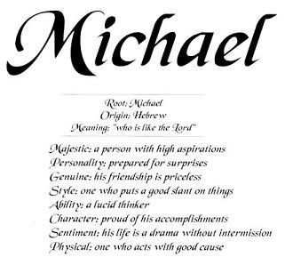 michael  meaning