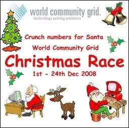 World Community Grid Christmas race 2008 World Community Grid Christmas race 2008