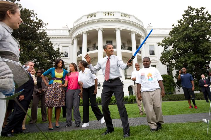 Lightsaber Obama Pictures, Images and Photos