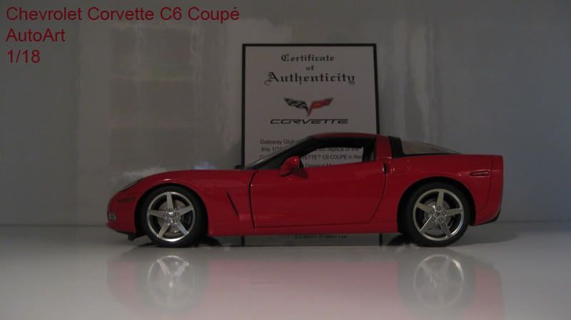 Re AutoArt's 2005 Corvette C6 Coupe Z06
