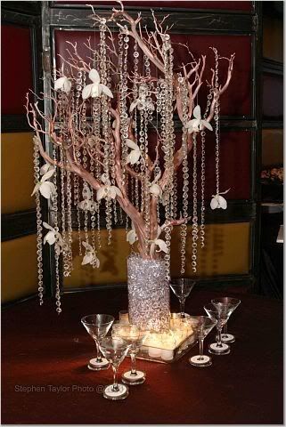 crystal tree centerpiece Pictures, Images and Photos