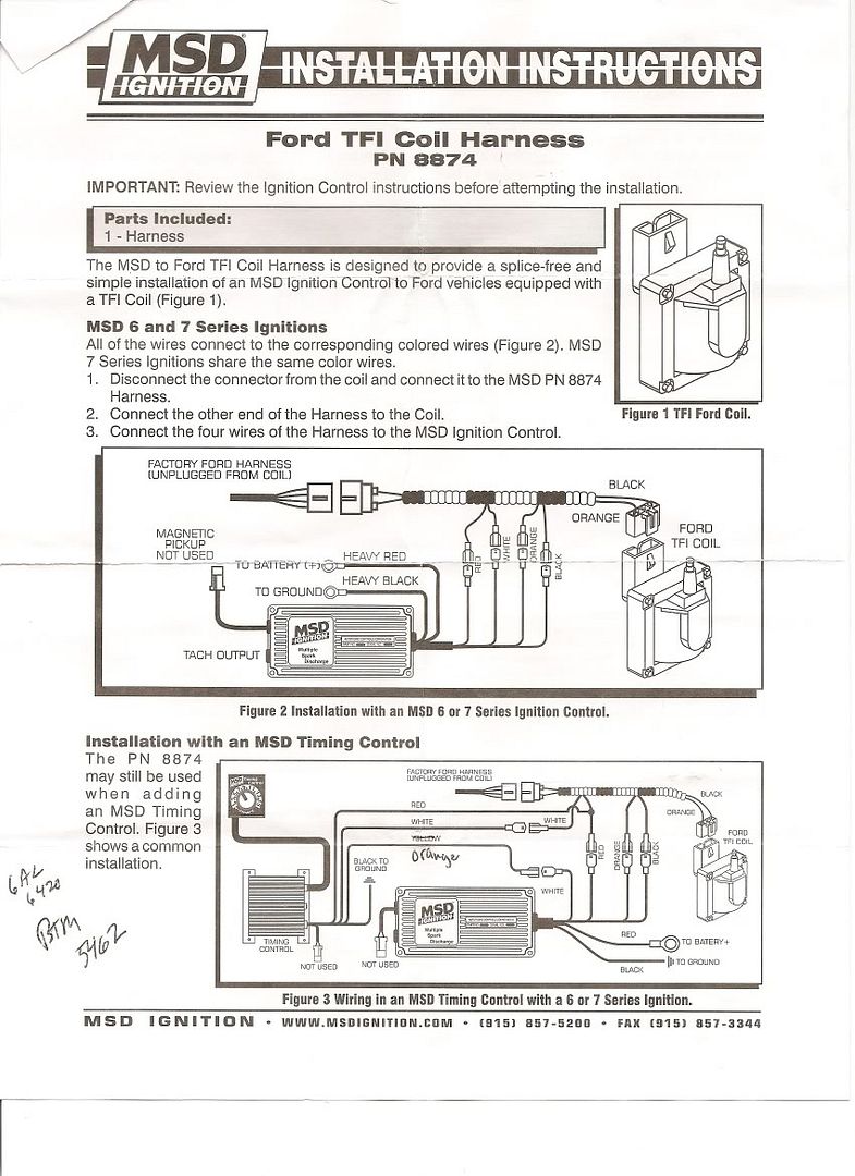 Msd 6Al Wiring