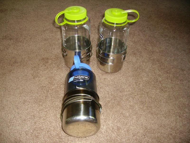 Stainless Steel Wide Mouth Nesting Canteen Flask, Single Wall Water Bottle,  Boiling Pot, Bushcraft, Survival, EDC & Camping 