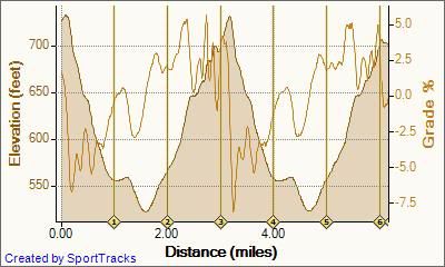weSPARK 10K elevation profile