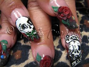 0609Ed-Hardy-2.jpg Specialty nail art by Maggie Franklin image by Onykophile