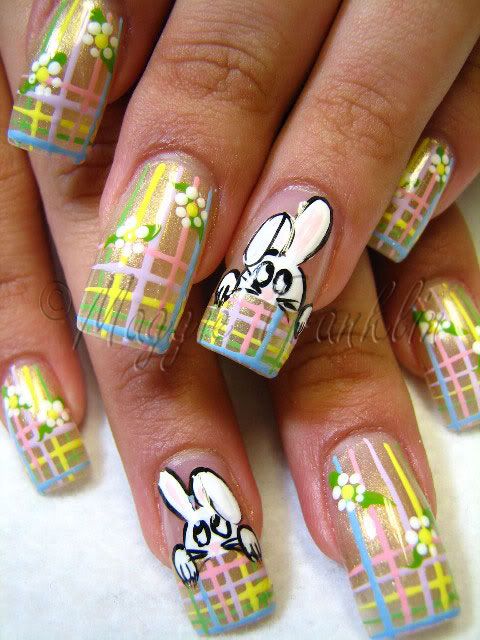 easter designs for nails. This nail art design is