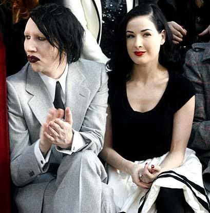 dita von teese marilyn manson character