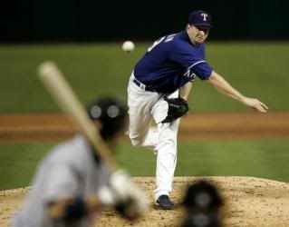 Scott Feldman pitched Texas to a win against the Yankees Wednesday night.