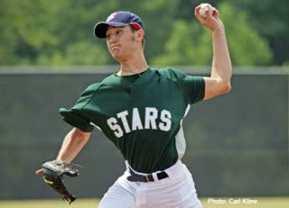 Matthew Purke was selected in 1st round of the MLB amateur player draft by the Rangers.