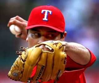 Vicente Padilla went 8 innings against the Angels on Sunday, picking up the win.