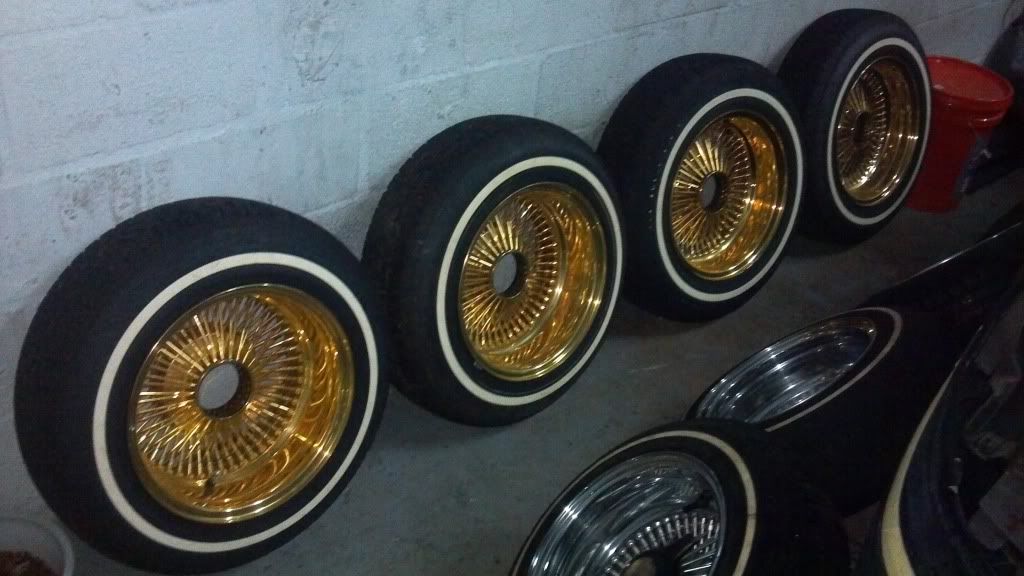 all gold 26 inch rims