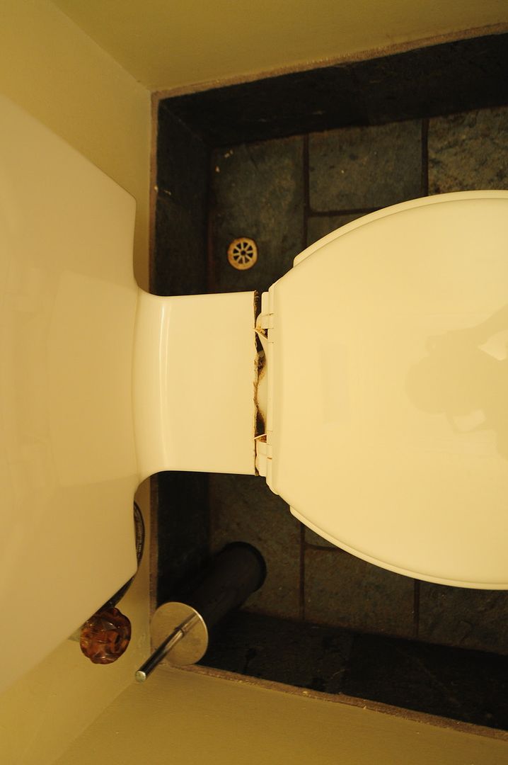 Replacing yucky toilet, gap between bowl and cistern