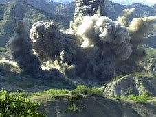 US Bombing in Afghan rural area
