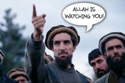 Allah is watching you