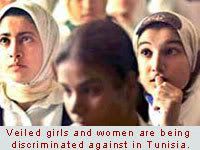 Veiled Tunisian girls face descrimination
