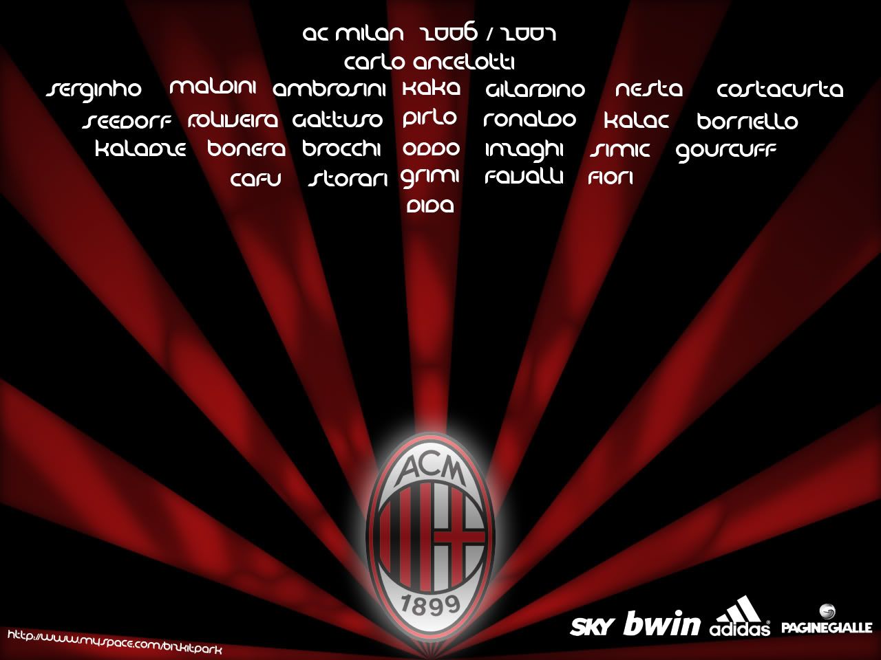This Wallpaper is made by me for AC Milan Team "though im not a fan"