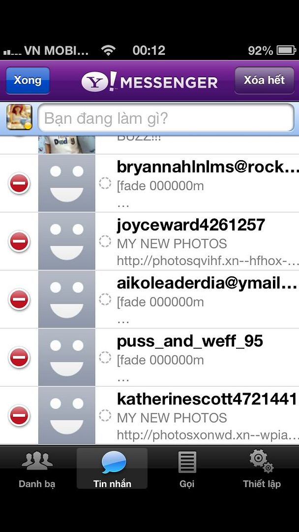 Cảnh Báo : Mấy hết nick yahoo