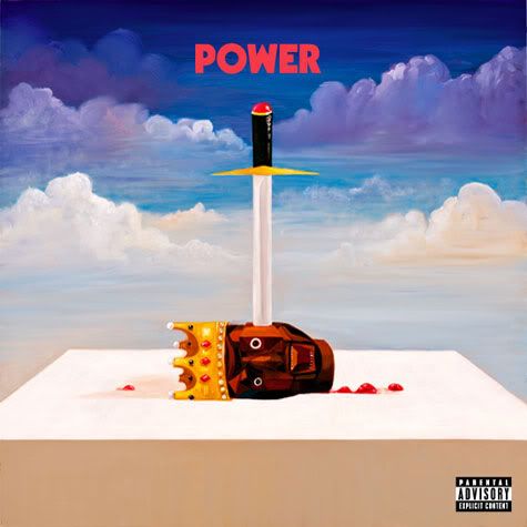 kanye west power album cover art. Hip-hop king Kanye West takes