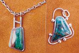 Two original pendant designs.