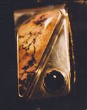 Sterling money clip with one-off cabachons.