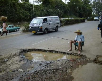 fisning pothole