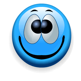 blue smiley wink gif