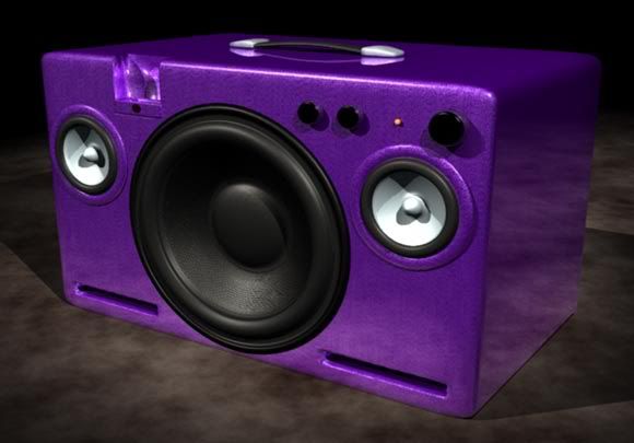 Purple Ipod Dock