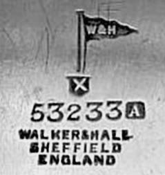 Walker and hall silver plate date marks