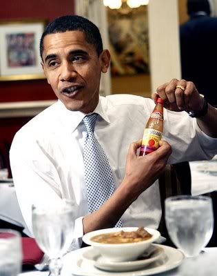 Obama eating hotsauce Pictures, Images and Photos