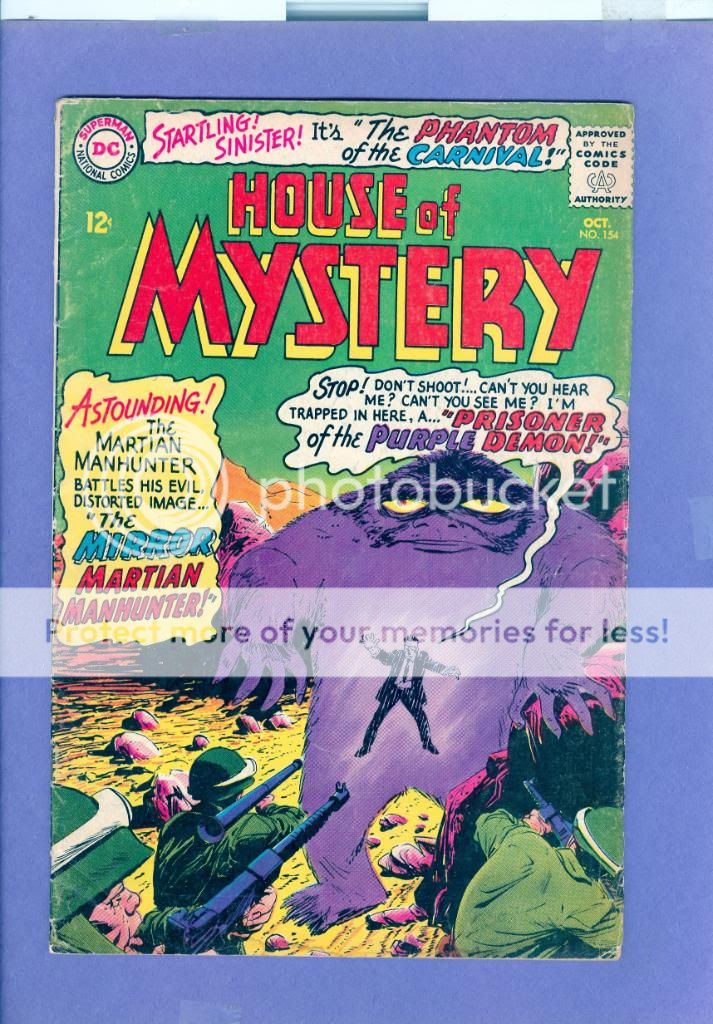 HOUSE OF MYSTERY #154 OCT. 1965 VERY GOOD  3.5  