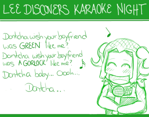 Lee Discovers Karaoke Night