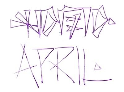 April's autograph