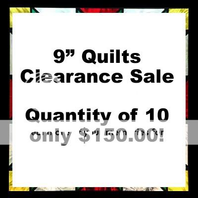 Choose TEN (10) 9 Stained Glass Quilts Sun Catcher Sale Wholesale Lot 